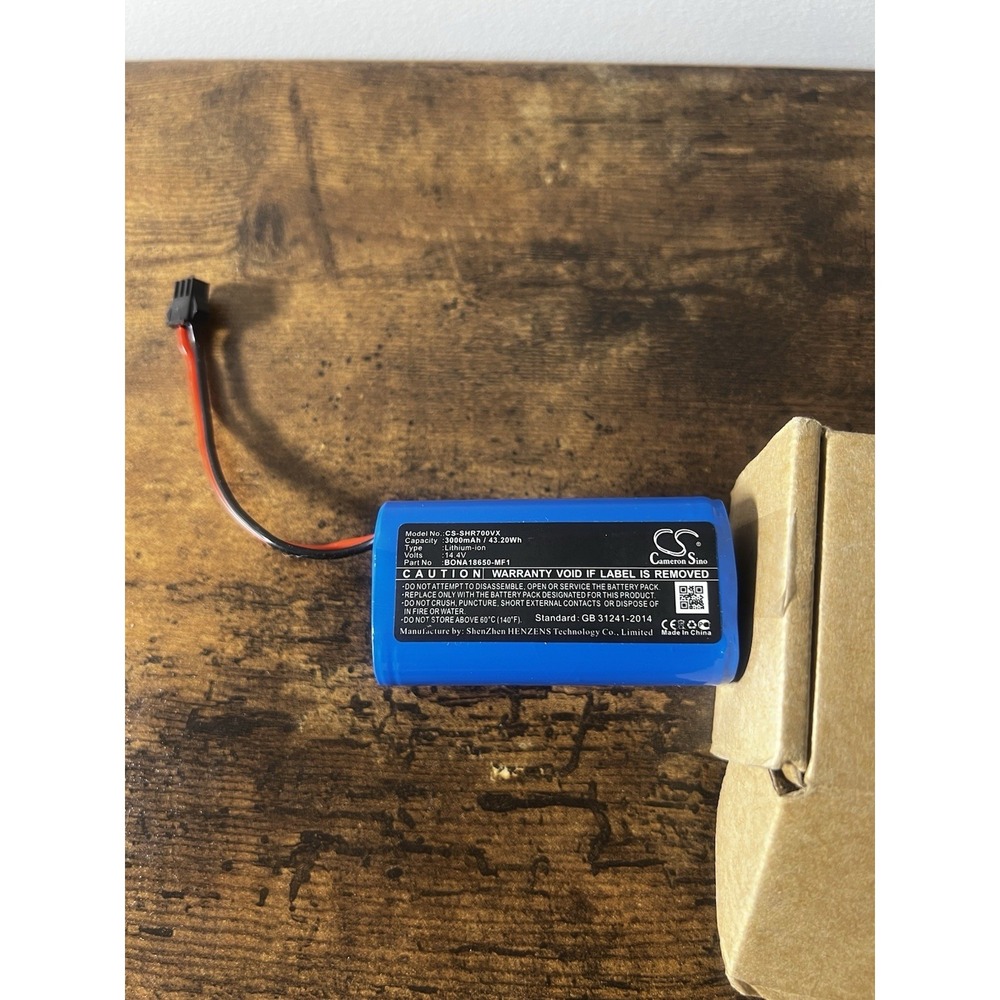 Replacement Battery Shark ION Robot Models 700 720 750 755 RV700 RV720 RV750/755